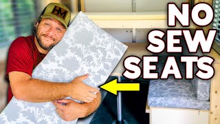 Cargo Camper Conversion / NO SEW CAMPER CUSHIONS
