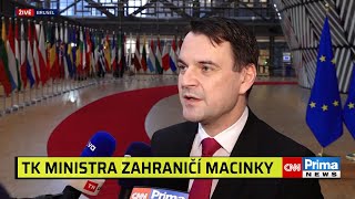 Macinka: Až pojedu do USA, chudák Turek bude poslouchat opozici. Ministr vtipkoval, jak je hodný