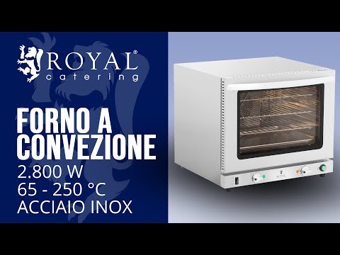Forno a convezione - 2.800 W - 3 grate + 1 teglia incluse | expondo.it