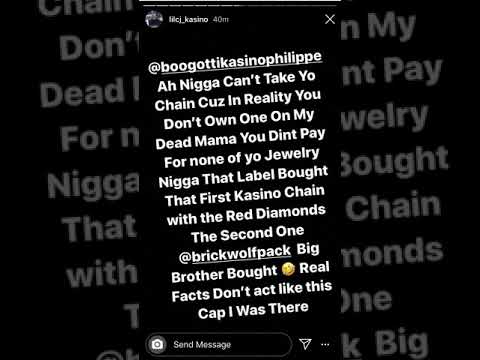 Lil CJ Kasino responds to Boogotti Kasino ‘s new song “Free 21” where chain snatching is brought up