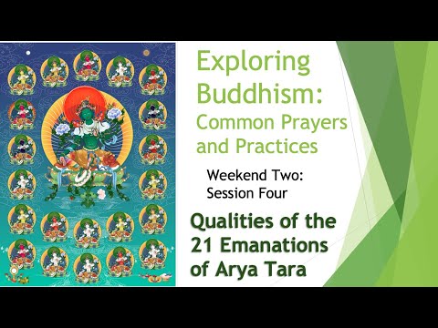 Qualities of the 21 Emanations of Arya Tara