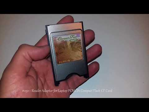 0511   Reader Adaptor for Laptop PCMCIA Compact Flash CF Card