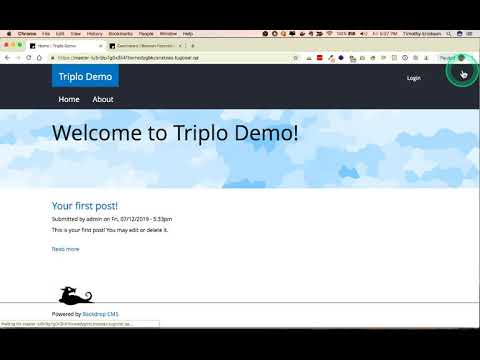 Backdrop CMS - Spin up a Demo site and tour of Dashboard Module