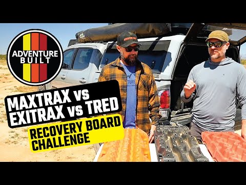 Maxtrax vs Exitrax vs Tred Recovery Board Challenge