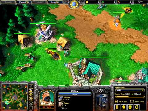 JN (Human) vs Focus (Orc) - G1 - WC056 - WarCraft Commentary