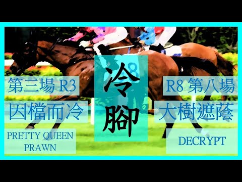 【賽馬貼士】Nek Chang 冷腳 R3 因檔而冷 PRETTY QUEEN PRAWN R8 大樹遮蔭 DECRYPT Hong Kong Horse Racing Tips
