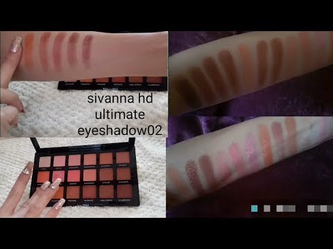 Sivanna colors hd ultimate eyeshadow palette02
