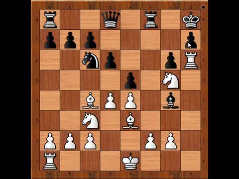 Psihološki napad uz žrvu figure u šahu ■  BURN vs OWEN # 1934