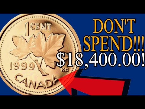 1999 PENNIES WORTH MONEY - RARE CANADIAN PENNY ERRORS YOU CAN FIND!! COINS WORTH MONEY