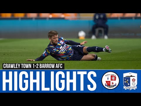 25/26 Highlights: Crawley Town 1-2 Barrow AFC