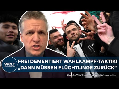 THORSTEN FREI: CDU will Rückkehr-Prämie für syrische Flüchtlinge! "Dann müssen Flüchtlinge zurück!"