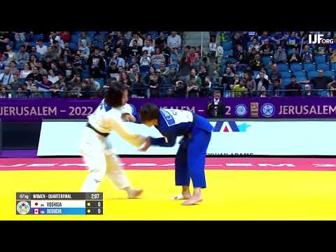 Masters 2022. 57 kg. Quarter-Final. YOSHIDA Tsukasa JPN - DEGUCHI Christa CAN