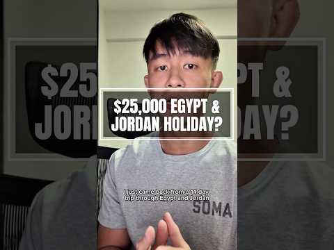 Here’s how I spent $25,000 on my 14 day Egypt and Jordan holiday! #travel #jordan #egypt #holiday