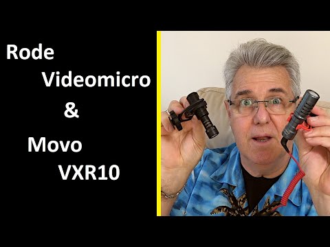 Two Mini 'Shotgun' Mics from Rode Videomicro & Movo VXR10