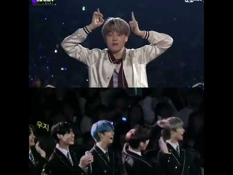 When TXT won AOTM and then supportive Jimin-#txt#bts#btstxt