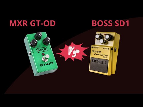 Boss SD-1 vs MXR GT-OD (No-Talk Comparation)