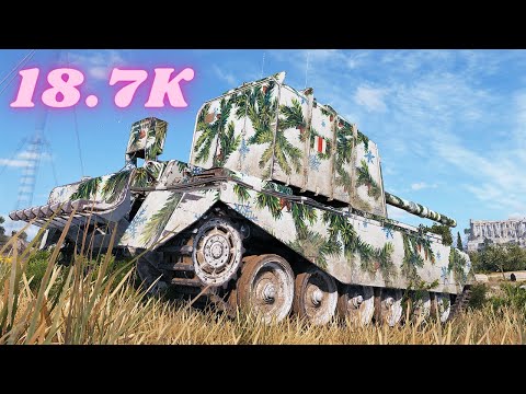 18.7K Damage - FV4005 Stage II 10K 7 Frags & FV4005 Stage II 8.5K World of Tanks , WoT