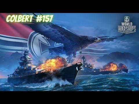 World of Warships Colbert #157 German/Deutsch Gameplay