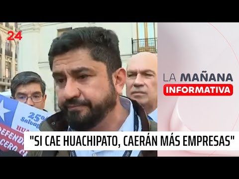 Alcalde de Talcahuano llega a La Moneda con dirigentes: "Si cae Huachipato, caerán más empresas"