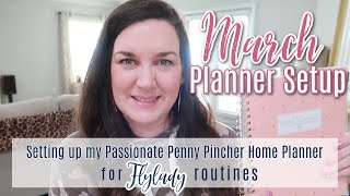March Planner Setup  for Flylady Routines