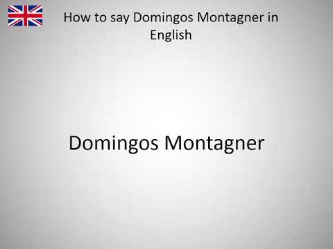 How to say Domingos Montagner in English?