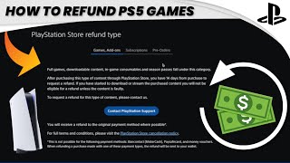 How to Refund Digital PS5 Games! (EASY) | SCG
