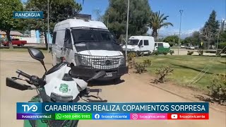 Carabineros intensifica presencia policial en sector céntrico de Rancagua a través de intervenciones