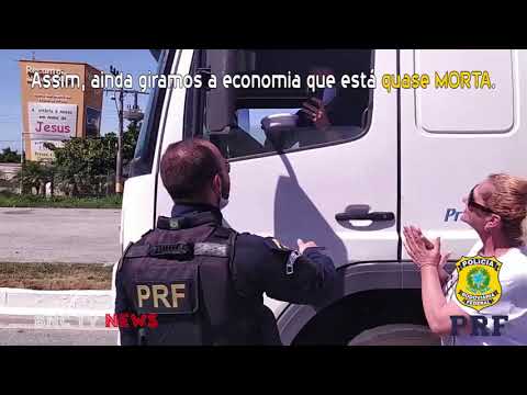 PRF de SC e os Caminhoneiros Guerreiros
