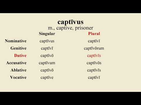 Loquere Latīnē - How to Pronounce captīvus