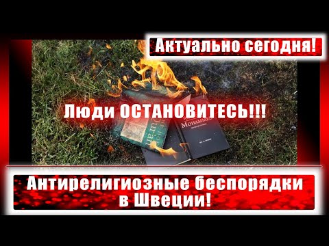 Беспорядки вспыхнули в Швеции из за сожжения Корана