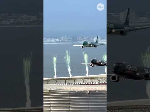 Planes fly extremely close to rugby stadium in South Africa