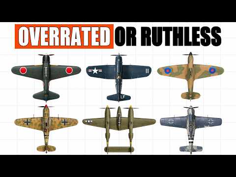 Every Major WW2 Fighter Plane Ranked — Overrated vs Ruthless