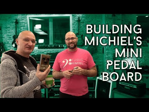 Building Michiel's Mini Pedal Board - long and silly video...