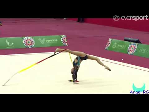 Final Ribbon. Michelle Sanchez (VEN) - Juegos Centroamericanos Y Del Caribe 2014 (8-8)