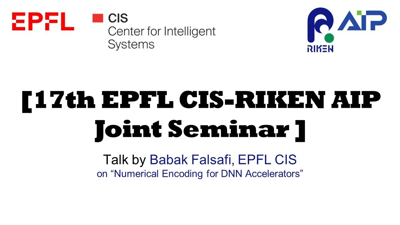 EPFL CIS-RIKEN AIP Joint Seminar #17 20220727 thumbnails