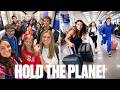 FLYING ON AN AIRPLANE WITH TEN KIDS FLIGHT DELAYED AND MISSED CONNECTION TRAVELING FAMILY OF 15
