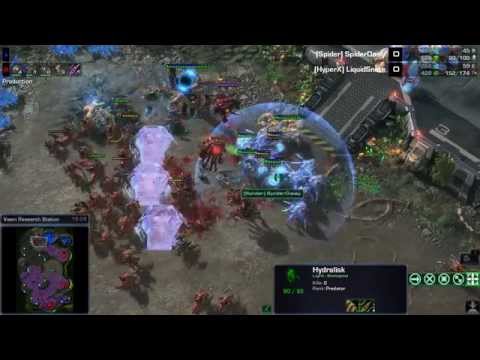 Starcraft II -- Heart of the Swarm -- G1 Snute (Z) v Daisy(P) on Vaani Research Station