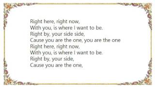 Liberty X - Right Here Right Now Lyrics