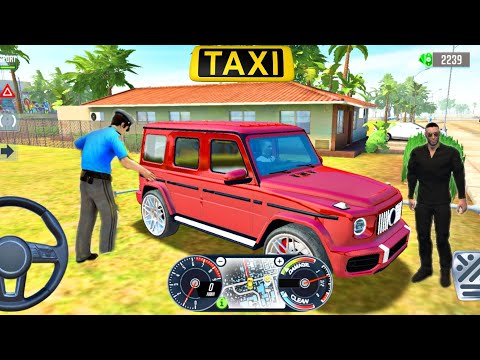 Taxi Sim 2020 Android Gameplay | Driving 4x4 SUV Uber In Big City Miami | Taxi Sim 2022 Evolution