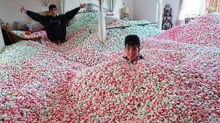 WE CAN'T BELIEVE WE DID THIS IN OUR PARENTS ROOM..