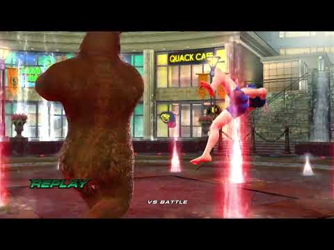 Tekken 6 Nina(barefoot) vs kuma