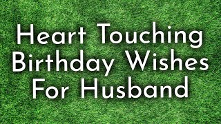 birthday wishes for husband