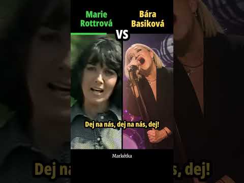 BÁRA BASIKOVÁ vs MARIE ROTTROVÁ - Markétka - #shorts #hudba #versus