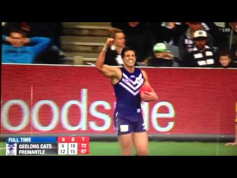 Last 41 seconds Fremantle vs Geelong First Qualifying Final 2013