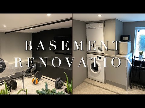 Basement Renovation | Before, During & After