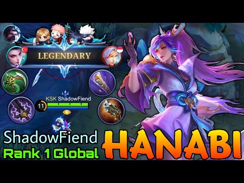 Legendary Hanabi Underrated Marksman Carry The Game - Top 1 Global Hanabi by ShadowFiend - MLBB