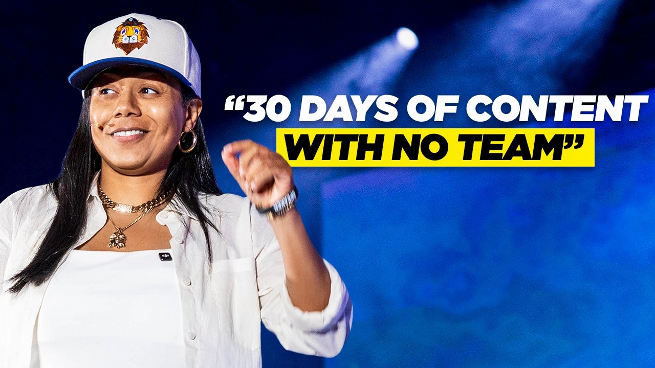 Solopreneur Creates 30 Days Of Content in 1 Hour