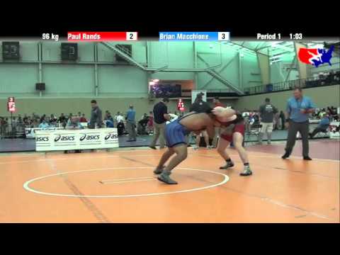 Paul Rands vs. Brian Macchione at 2013 ASICS University Nationals - FS