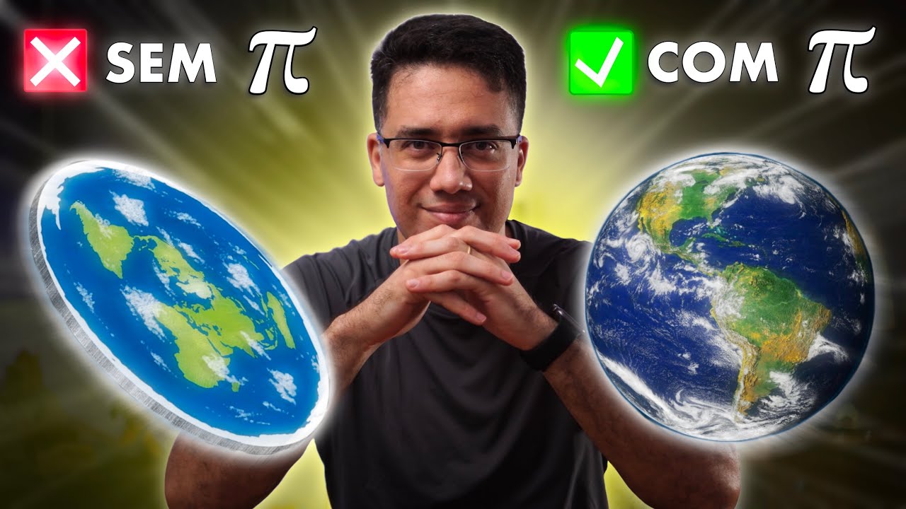 Um jeito NOVO de PROVAR que a TERRA NÃO É PLANA (usando o Pi)