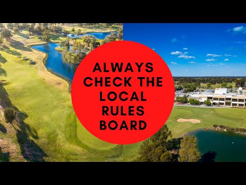 Rules with Dave & Marg, Relief from the bridge(Penalty Area) on the 8th East